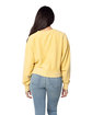 chicka-d Ladies' Corded Boxy Pullover gold ModelBack