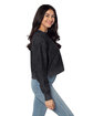 chicka-d Ladies' Corded Boxy Pullover black ModelSide