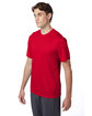 Hanes Adult Cool DRI® with FreshIQ T-Shirt deep red ModelQrt
