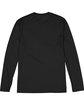 Hanes Adult Cool DRI with FreshIQ Long-Sleeve Performance T-Shirt black FlatBack