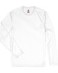 Hanes Adult Cool DRI with FreshIQ Long-Sleeve Performance T-Shirt white FlatFront