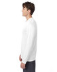 Hanes Adult Cool DRI with FreshIQ Long-Sleeve Performance T-Shirt white ModelSide