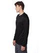 Hanes Adult Cool DRI with FreshIQ Long-Sleeve Performance T-Shirt black ModelSide