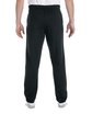 Jerzees Adult Super Sweats® NuBlend® Fleece Pocketed Sweatpants black ModelBack