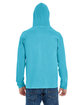 Comfort Colors Adult Heavyweight Long-Sleeve Hooded T-Shirt LAGOON BLUE ModelBack