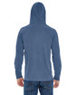 Comfort Colors Adult Heavyweight Long-Sleeve Hooded T-Shirt BLUE JEAN ModelBack