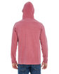 Comfort Colors Adult Heavyweight Long-Sleeve Hooded T-Shirt BRICK ModelBack