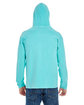 Comfort Colors Adult Heavyweight Long-Sleeve Hooded T-Shirt CHALKY MINT ModelBack