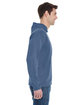 Comfort Colors Adult Heavyweight Long-Sleeve Hooded T-Shirt BLUE JEAN ModelSide