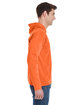 Comfort Colors Adult Heavyweight Long-Sleeve Hooded T-Shirt BRIGHT SALMON ModelSide
