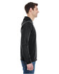 Comfort Colors Adult Heavyweight Long-Sleeve Hooded T-Shirt BLACK ModelSide