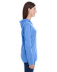Comfort Colors Adult Heavyweight Long-Sleeve Hooded T-Shirt FLO BLUE ModelSide
