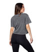 chicka-d Ladies' Short 'N Sweet T-Shirt graphite ModelBack