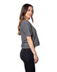 chicka-d Ladies' Short 'N Sweet T-Shirt graphite ModelSide