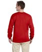 Fruit of the Loom Adult HD Cotton™ Long-Sleeve T-Shirt TRUE RED ModelBack