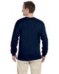 Fruit of the Loom Adult HD Cotton™ Long-Sleeve T-Shirt j navy ModelBack