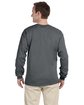 Fruit of the Loom Adult HD Cotton™ Long-Sleeve T-Shirt charcoal grey ModelBack