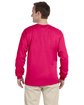 Fruit of the Loom Adult HD Cotton™ Long-Sleeve T-Shirt CYBER PINK ModelBack