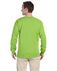 Fruit of the Loom Adult HD Cotton™ Long-Sleeve T-Shirt neon green ModelBack
