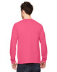 Fruit of the Loom Adult HD Cotton™ Long-Sleeve T-Shirt neon pink ModelBack