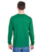 Fruit of the Loom Adult HD Cotton™ Long-Sleeve T-Shirt retro hthr green ModelBack
