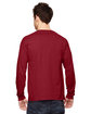 Fruit of the Loom Adult HD Cotton™ Long-Sleeve T-Shirt crimson ModelBack