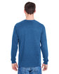 Fruit of the Loom Adult HD Cotton™ Long-Sleeve T-Shirt retro hthr royal ModelBack