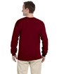 Fruit of the Loom Adult HD Cotton™ Long-Sleeve T-Shirt MAROON ModelBack