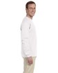 Fruit of the Loom Adult HD Cotton™ Long-Sleeve T-Shirt WHITE ModelSide