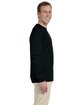 Fruit of the Loom Adult HD Cotton™ Long-Sleeve T-Shirt black heather ModelSide