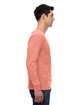 Fruit of the Loom Adult HD Cotton™ Long-Sleeve T-Shirt RETRO HTHR CORAL ModelSide