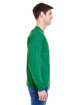 Fruit of the Loom Adult HD Cotton™ Long-Sleeve T-Shirt RETRO HTHR GREEN ModelSide