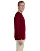 Fruit of the Loom Adult HD Cotton™ Long-Sleeve T-Shirt MAROON ModelSide