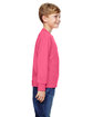 Fruit of the Loom Youth HD Cotton Long-Sleeve T-Shirt  ModelSide