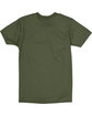 Hanes Unisex Perfect-T T-Shirt FATIGUE GREEN FlatBack