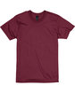 Hanes Unisex Perfect-T T-Shirt MAROON FlatFront