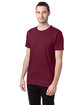 Hanes Unisex Perfect-T T-Shirt maroon ModelQrt