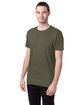 Hanes Unisex Perfect-T T-Shirt FATIGUE GREEN ModelQrt
