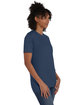 Hanes Unisex Perfect-T T-Shirt HEATHER NAVY ModelQrt