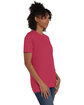 Hanes Unisex Perfect-T T-Shirt HEATHER RED ModelQrt