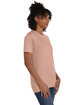 Hanes Unisex Perfect-T T-Shirt MRBLD CANTALOUPE ModelQrt