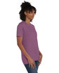 Hanes Unisex Perfect-T T-Shirt purple rain hthr ModelQrt
