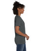 Hanes Unisex Perfect-T T-Shirt CHARCOAL HEATHER ModelSide