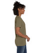 Hanes Unisex Perfect-T T-Shirt OREGANO HEATHER ModelSide