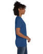 Hanes Unisex Perfect-T T-Shirt REGAL NAVY HTHR ModelSide