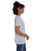 Hanes Unisex Perfect-T T-Shirt SILVERSTONE HTHR ModelSide