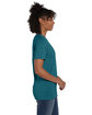 Hanes Unisex Perfect-T T-Shirt jade pine heathr ModelSide
