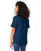 Hanes Youth Perfect-T T-Shirt navy ModelBack