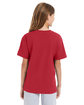 Hanes Youth Perfect-T T-Shirt heather red ModelBack