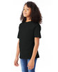 Hanes Youth Perfect-T T-Shirt black ModelQrt